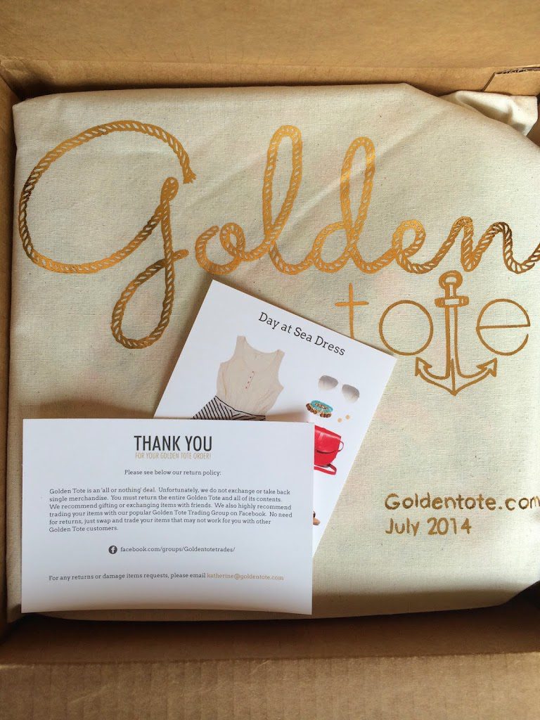 Subscription boxes everywhere a Golden Tote review