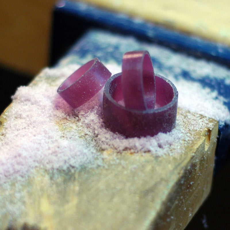 Carving wedding bands in wax