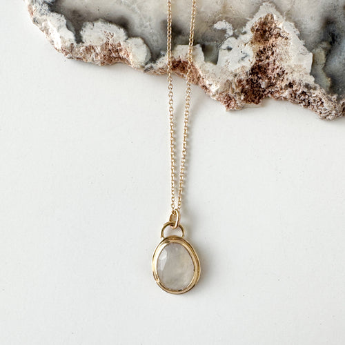 Moonstone Pendant in 14 karat gold