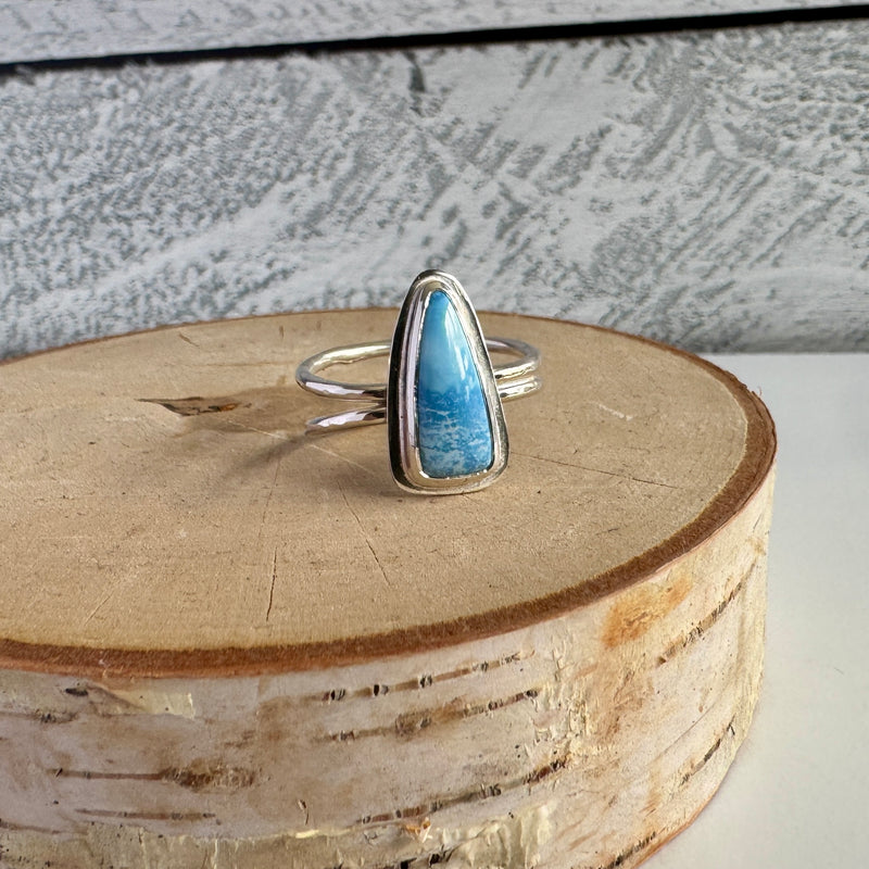 Golden Hills Turquoise Double Band Ring