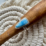 Golden Hills Turquoise Double Band Ring