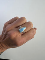 Golden Hills Turquoise Double Band Ring