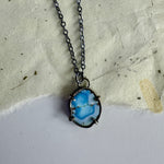 Golden Hills Turquoise Pendant with Prongs