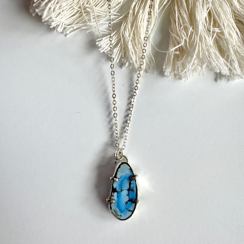 Golden Hills Turquoise Pendant with Prongs