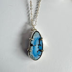 Golden Hills Turquoise Pendant with Prongs