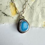 Golden Hills Turquoise Pendant Double framed