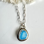Golden Hills Turquoise Pendant Double framed
