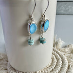 Golden Hills Turquoise Drop Earrings