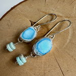 Golden Hills Turquoise Drop Earrings