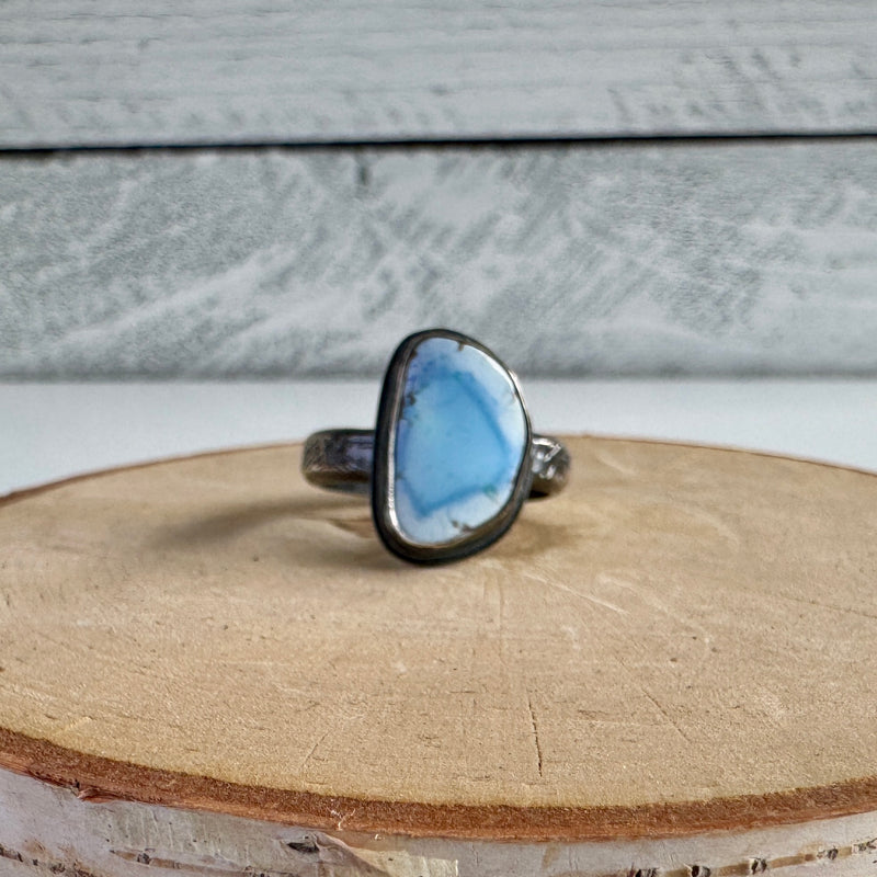 Golden Hills Turquoise Oxidized Ring