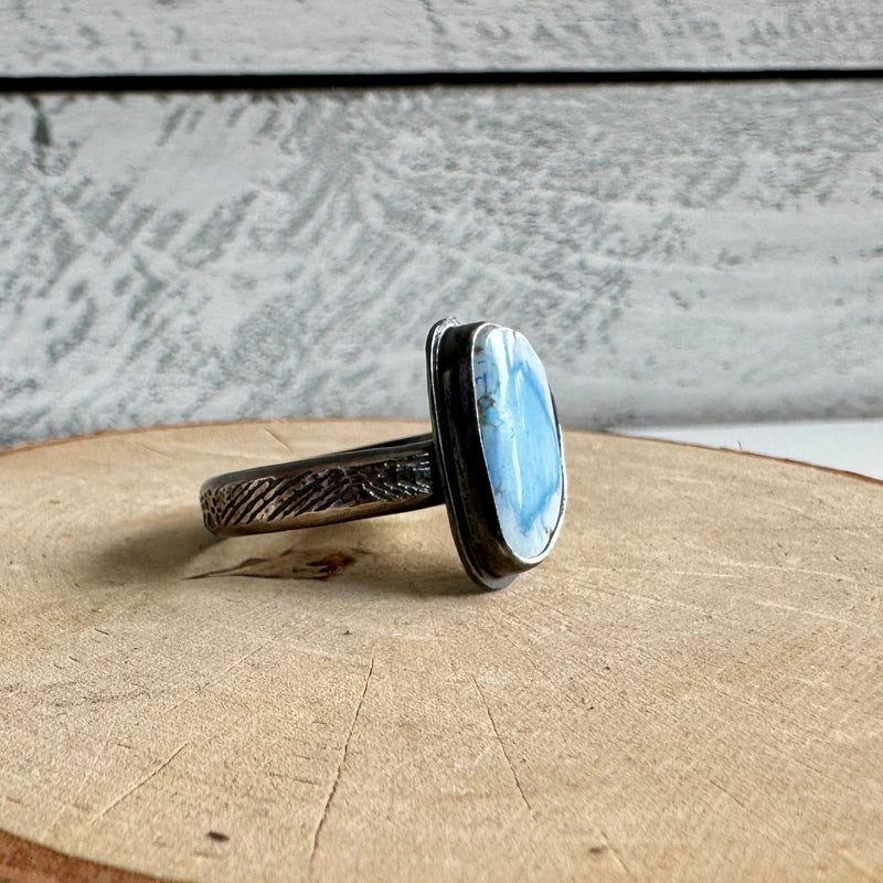 Golden Hills Turquoise Oxidized Ring