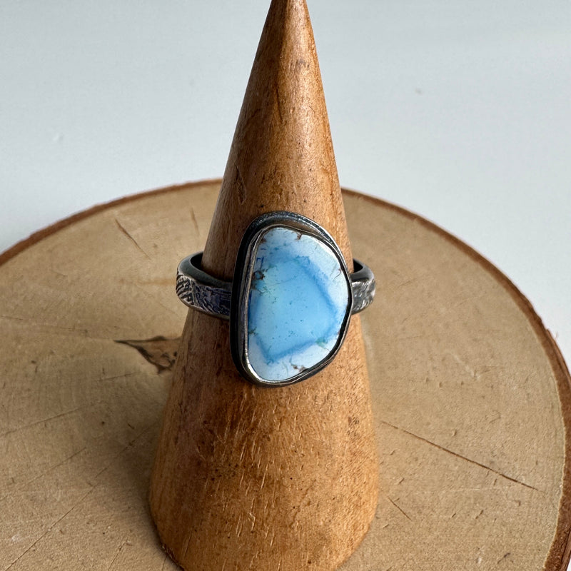 Golden Hills Turquoise Oxidized Ring