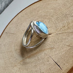 Golden Hills Turquoise Double Band Wide Ring