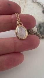 Moonstone Pendant in 14 karat gold