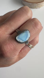 Golden Hills Turquoise Oxidized Ring