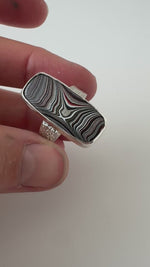 Fordite Rectangle Ring
