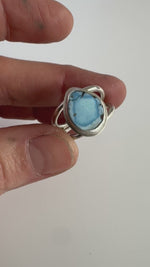 Golden Hills Turquoise Double Band Wide Ring