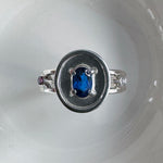 Gemstone Double Band Ring