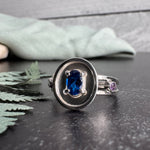 Gemstone Double Band Ring