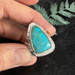 Turquoise and Sterling Silver Statement Ring