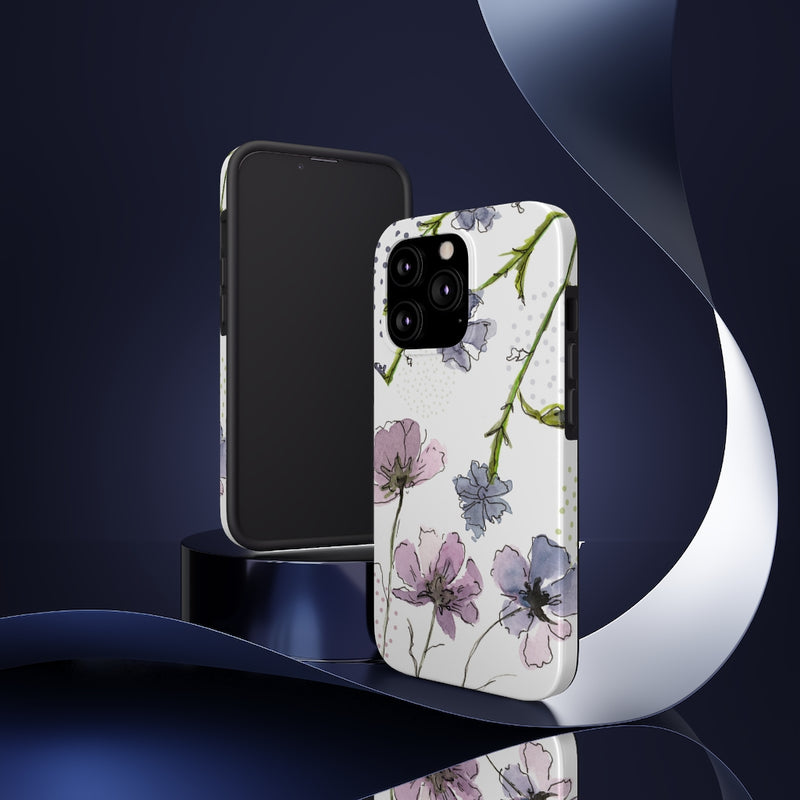 Floral Watercolor Phone Tough Case