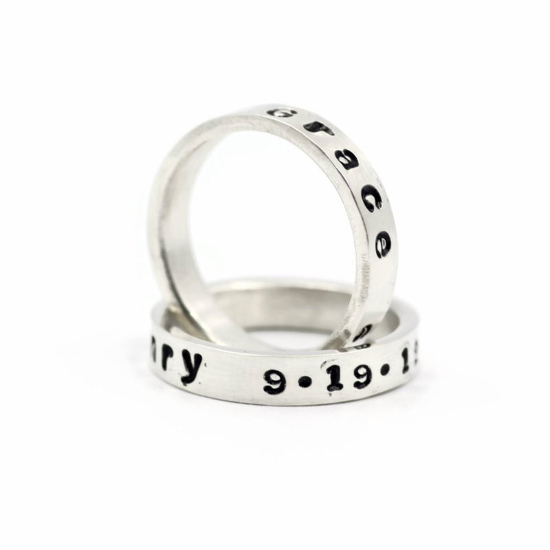 ring with kids names