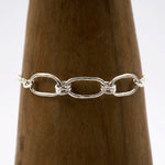 we are all in this together silver link bracelet