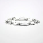 we are all in this together silver link bracelet