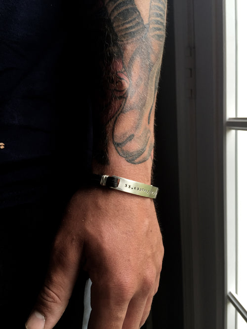 medical alert bracelet for him custom mens cuff bracelet medical alert