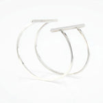 minimalist geometric cuff bracelet