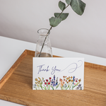 Thank You! Floral notecard with envelope set of 5