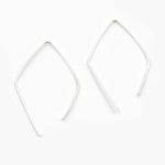 simple threader earrings, minimalist geometric earrings