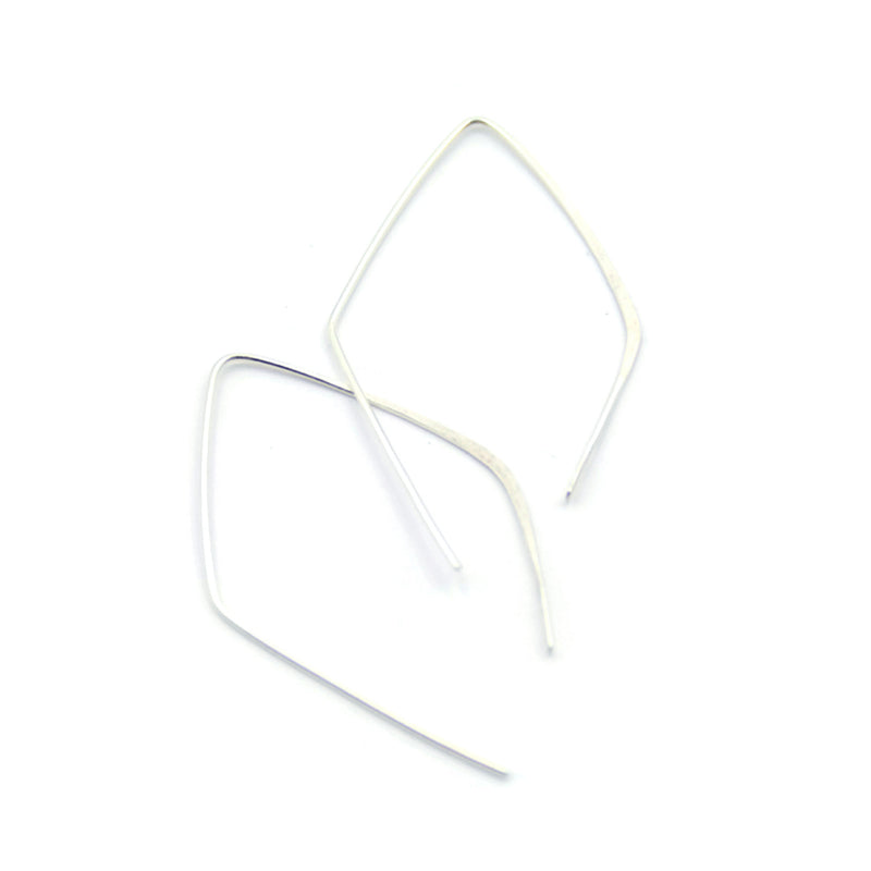 simple threader earrings, minimalist geometric earrings