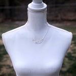 silver chain  necklace